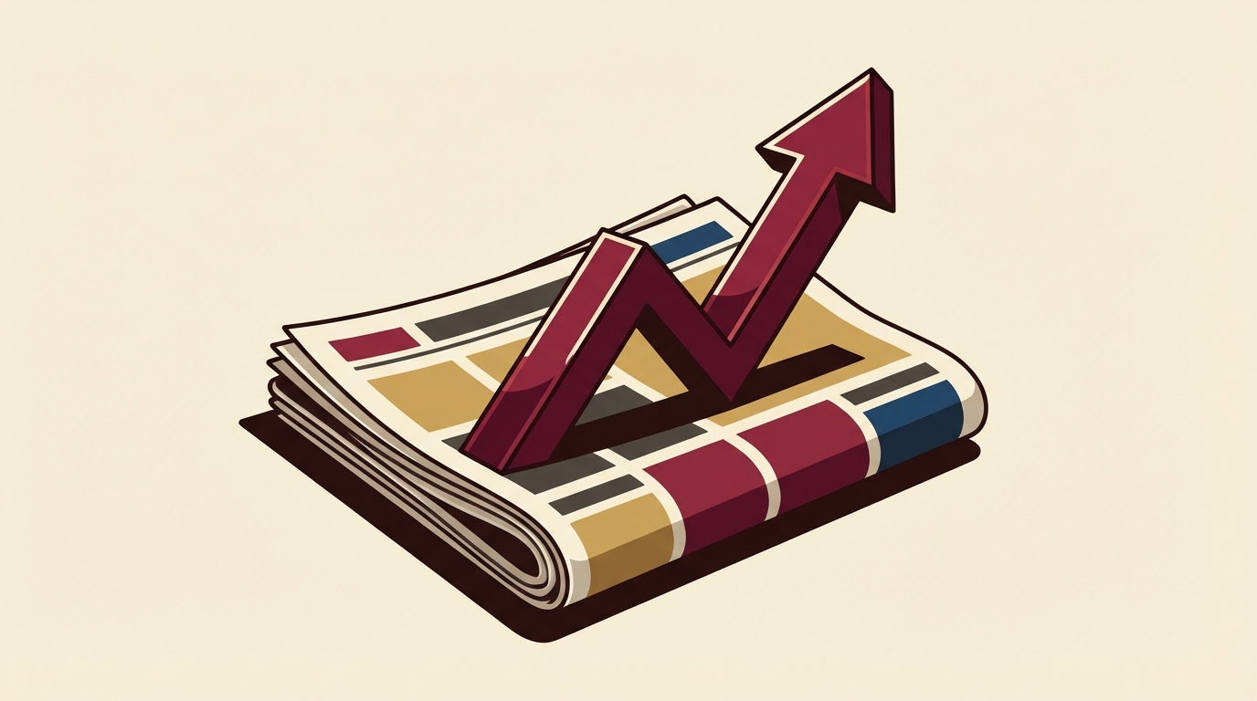 Australian Print Newspaper Ad Spend Rises 17.4% in First Growth Year